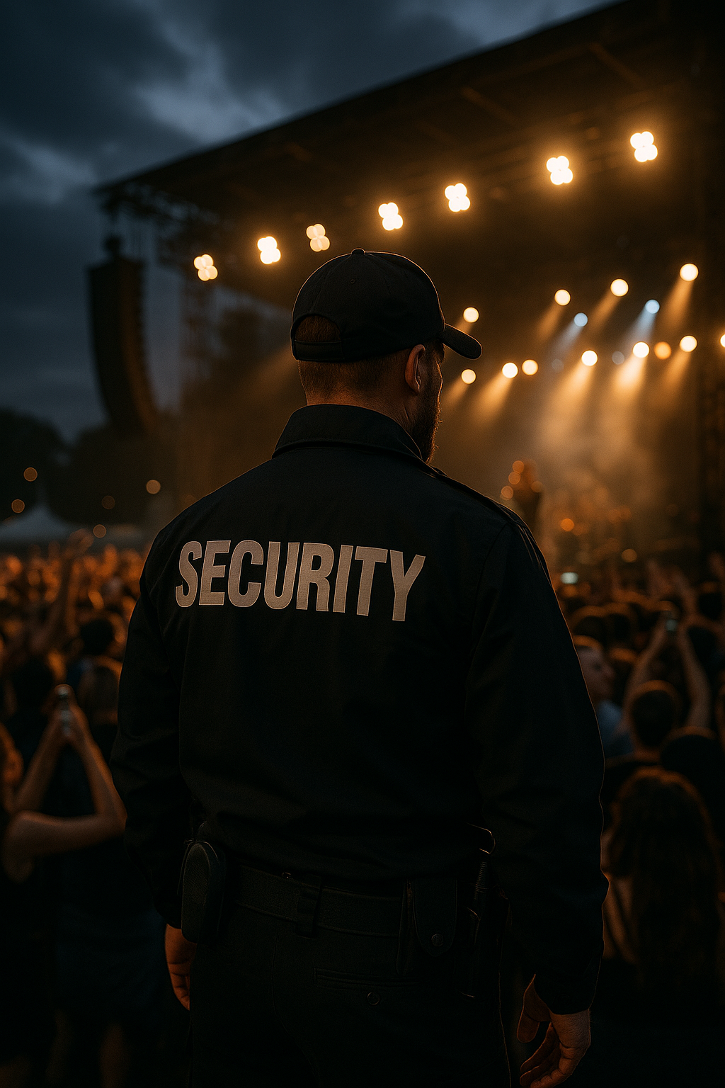Security at an outdoor event